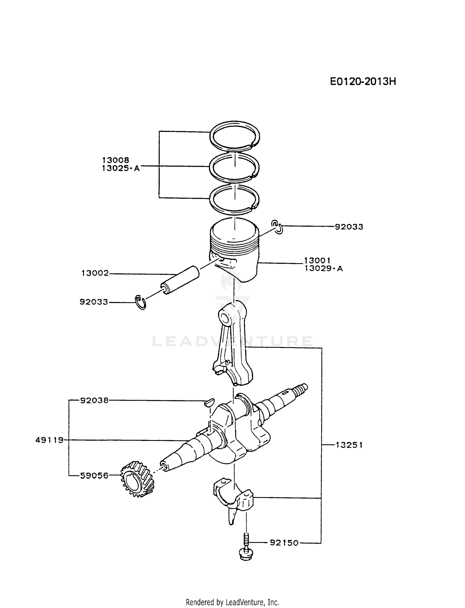PISTON/CRANKSHAFT