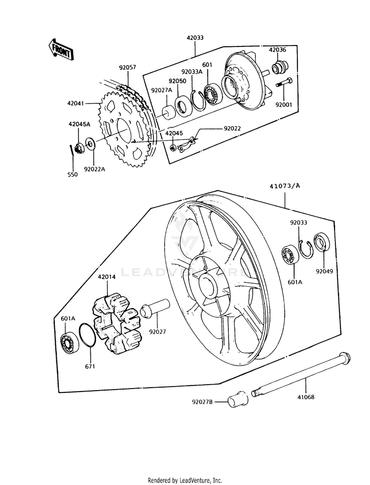 Rear Wheel/Chain Schematic