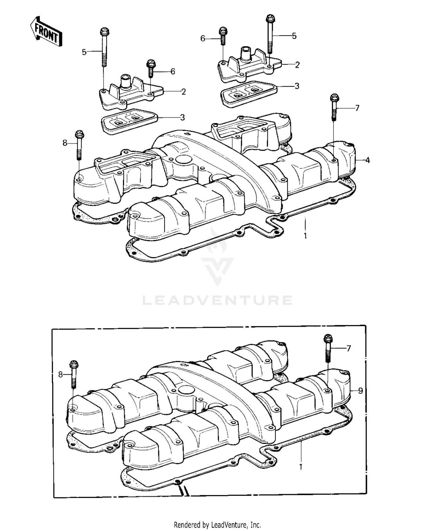 CYLINDER HEAD COVER ('80-'81 C1/C2)