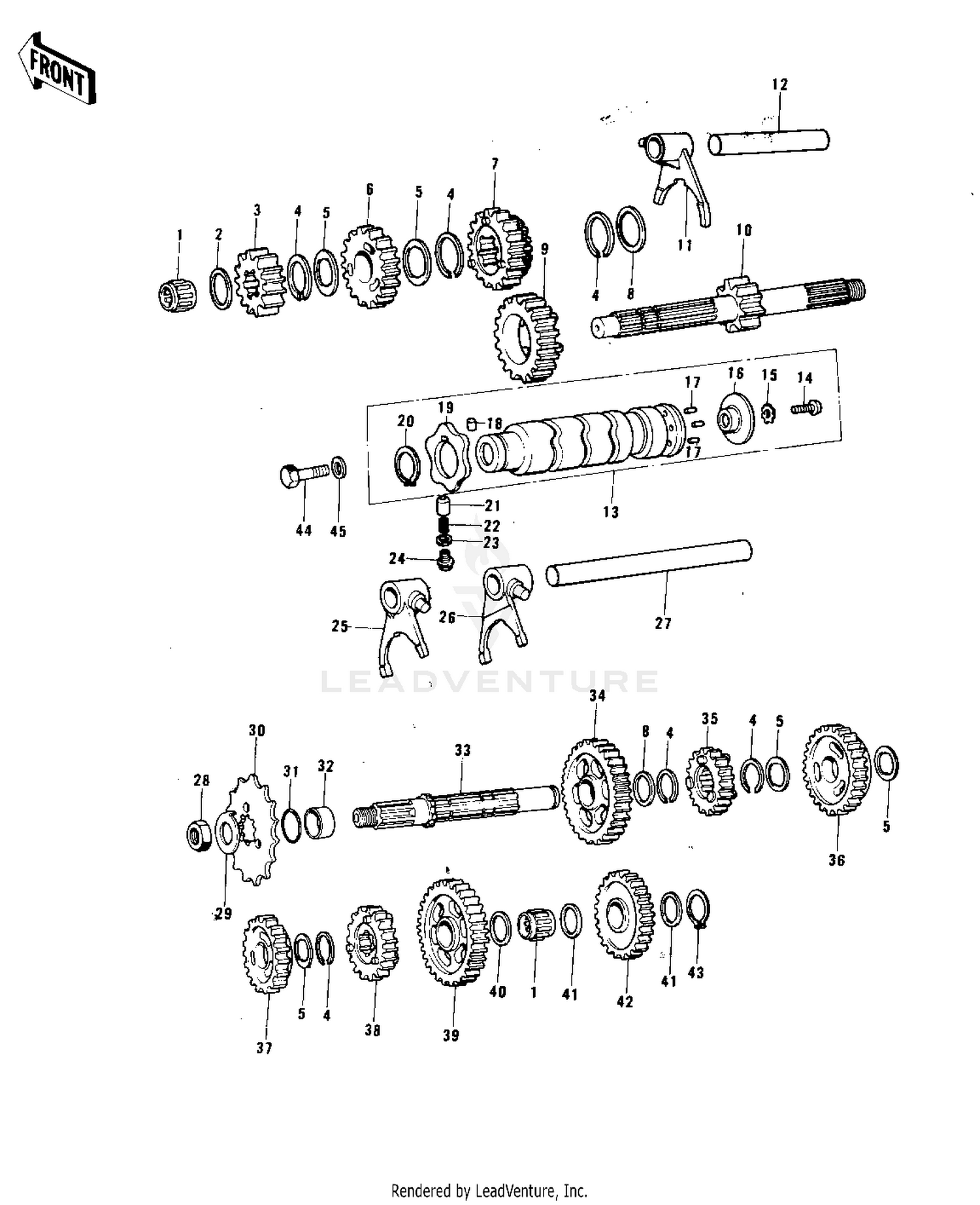 TRANSMISSION/CHANGE DRUM