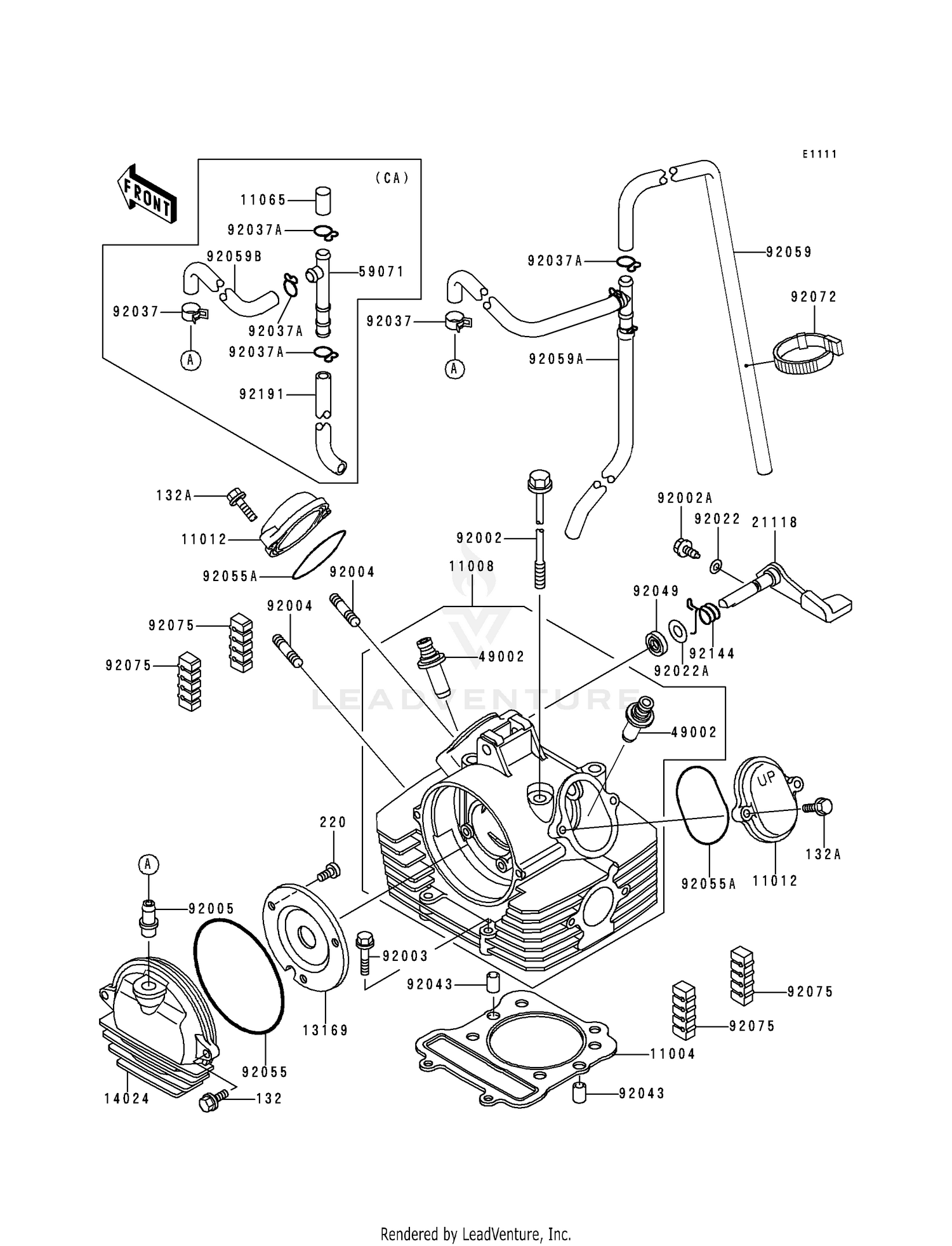 11008-1292 HEAD-COMP-CYLINDER