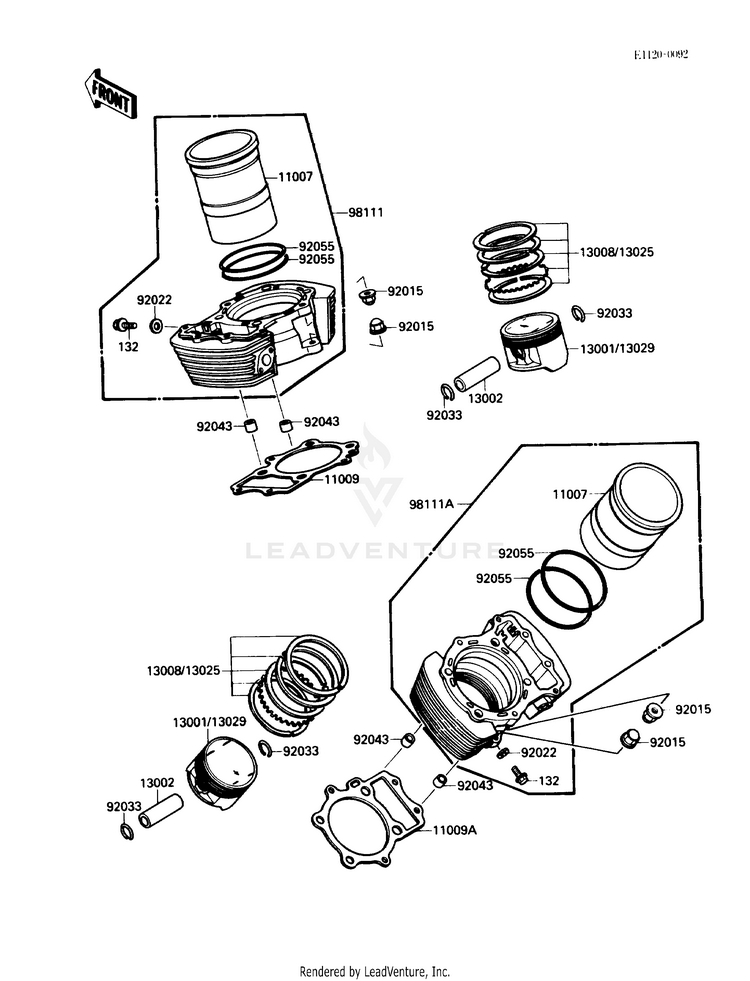Cylinder/Piston(S) Schematic