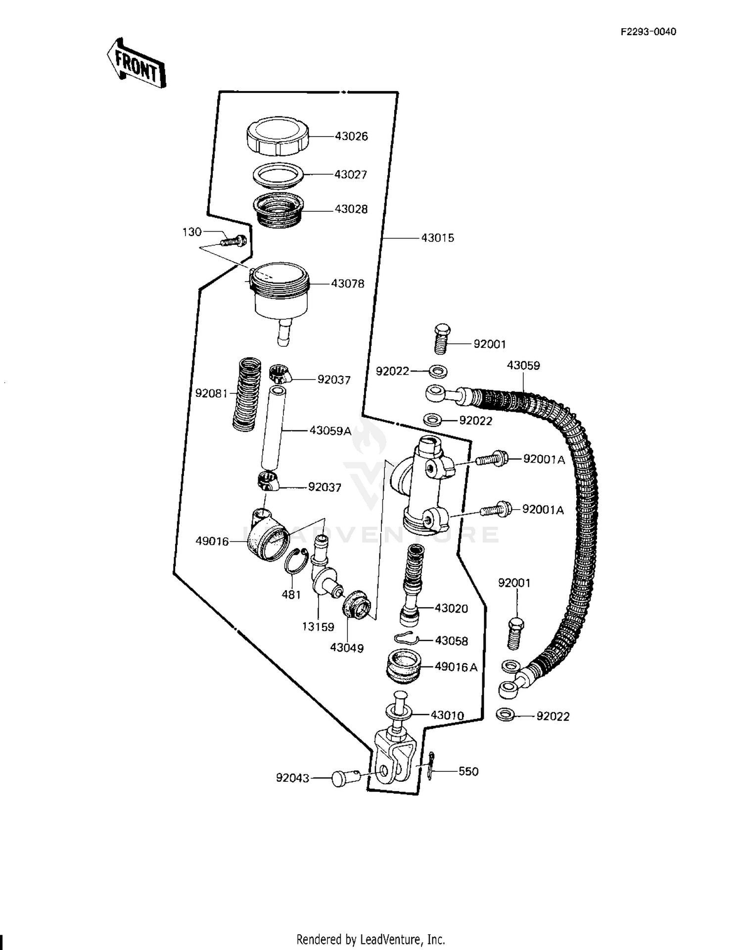 REAR MASTER CYLINDER