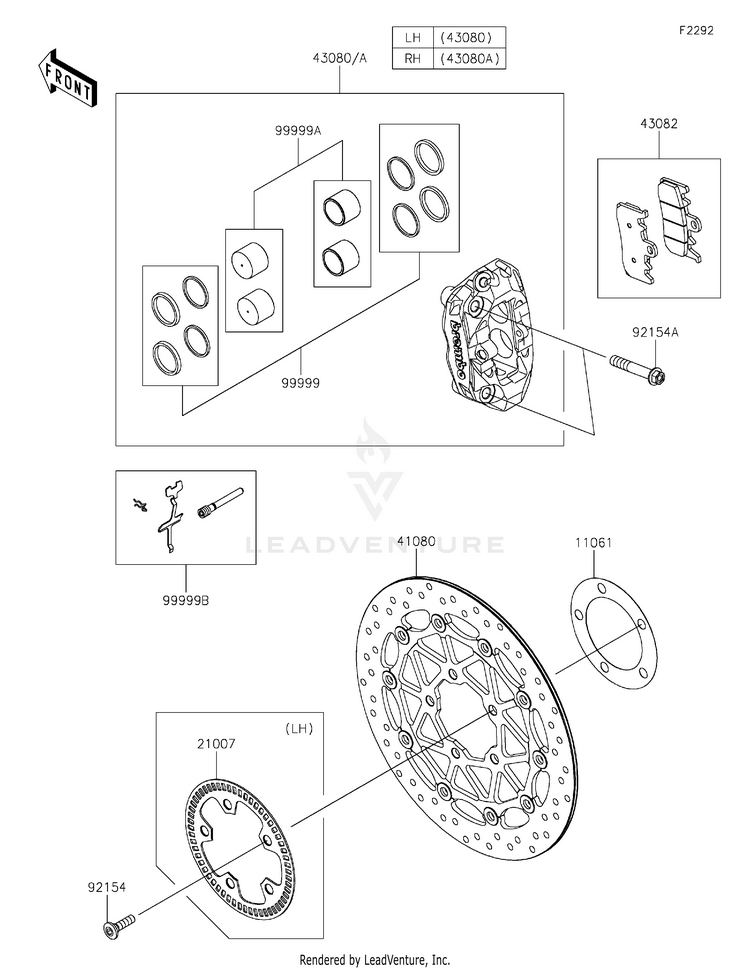 Front Brake Schematic