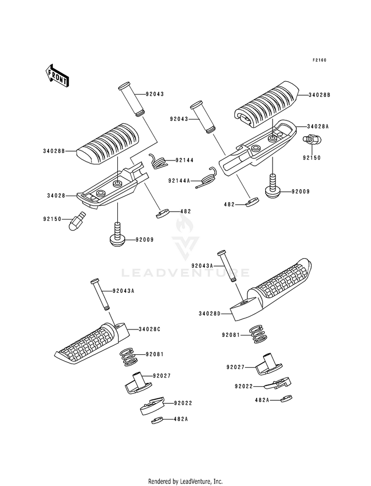 Footrests Schematic