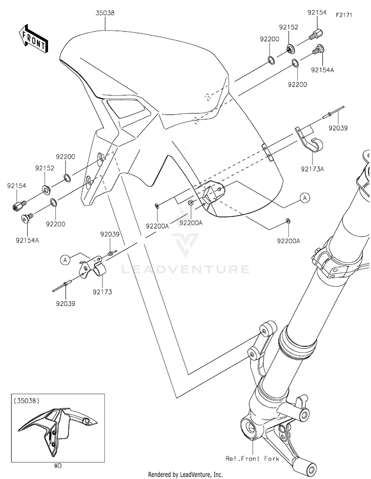 Front Fender(S) Schematic
