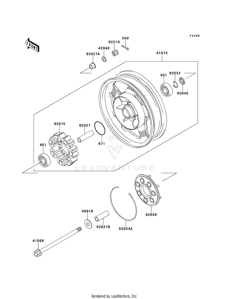 Rear Wheel/Chain Schematic