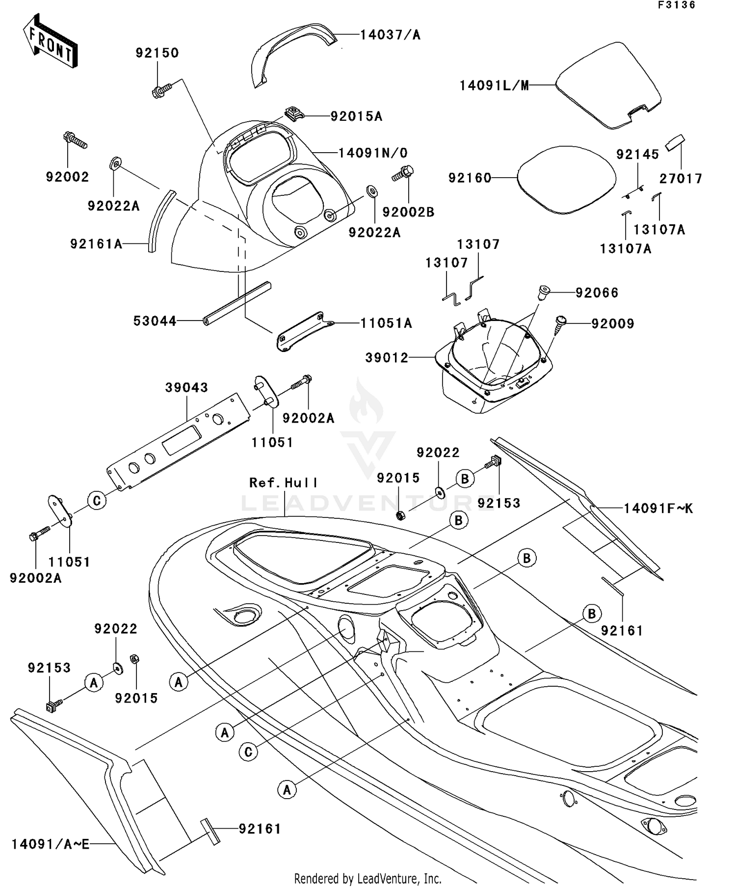 Hull Middle Fittings