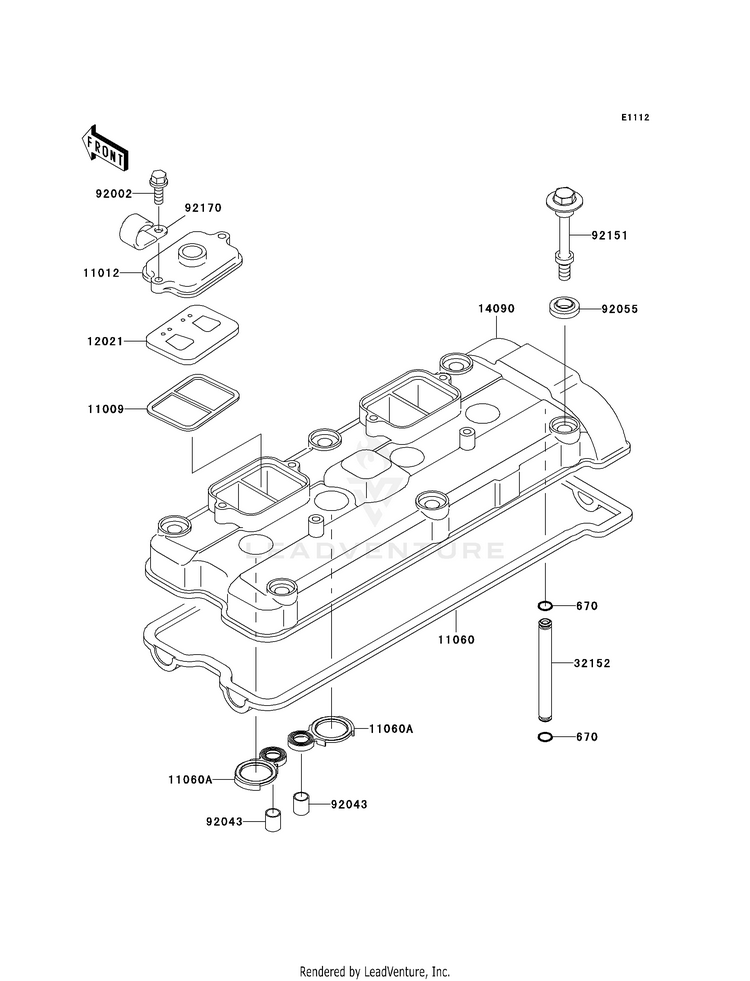 Cylinder Head Cover Schematic