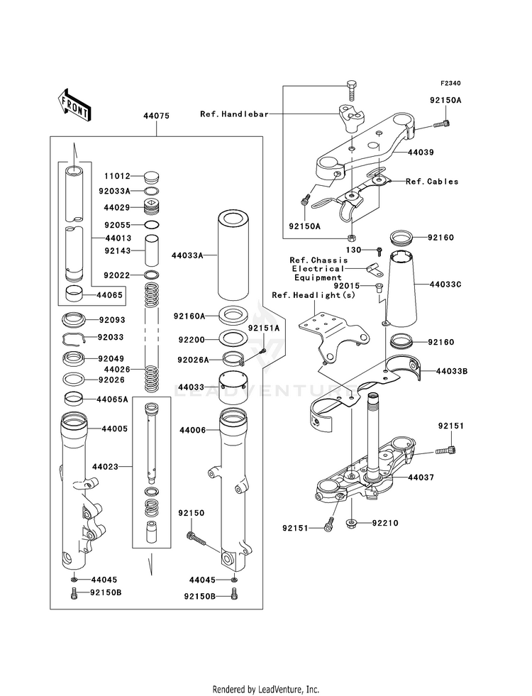 Front Fork Schematic