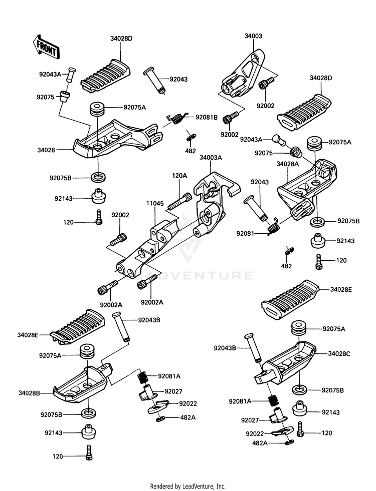 Footrest Schematic