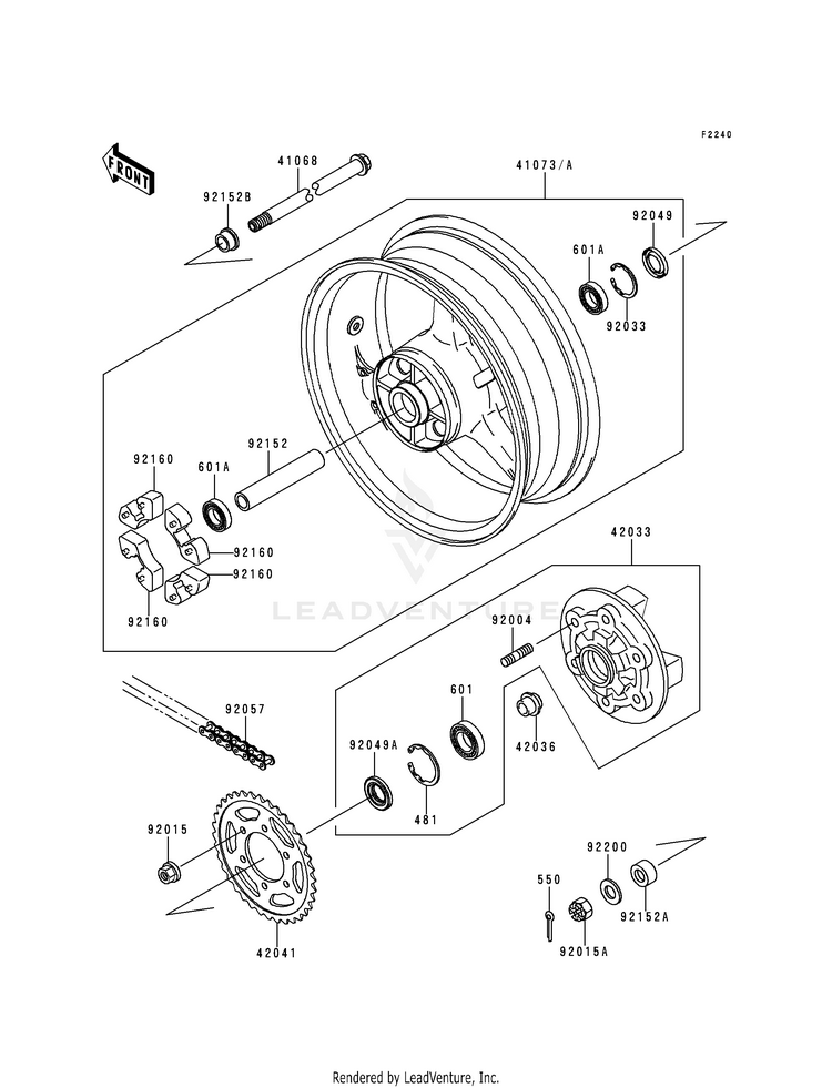 Rear Wheel/Chain Schematic