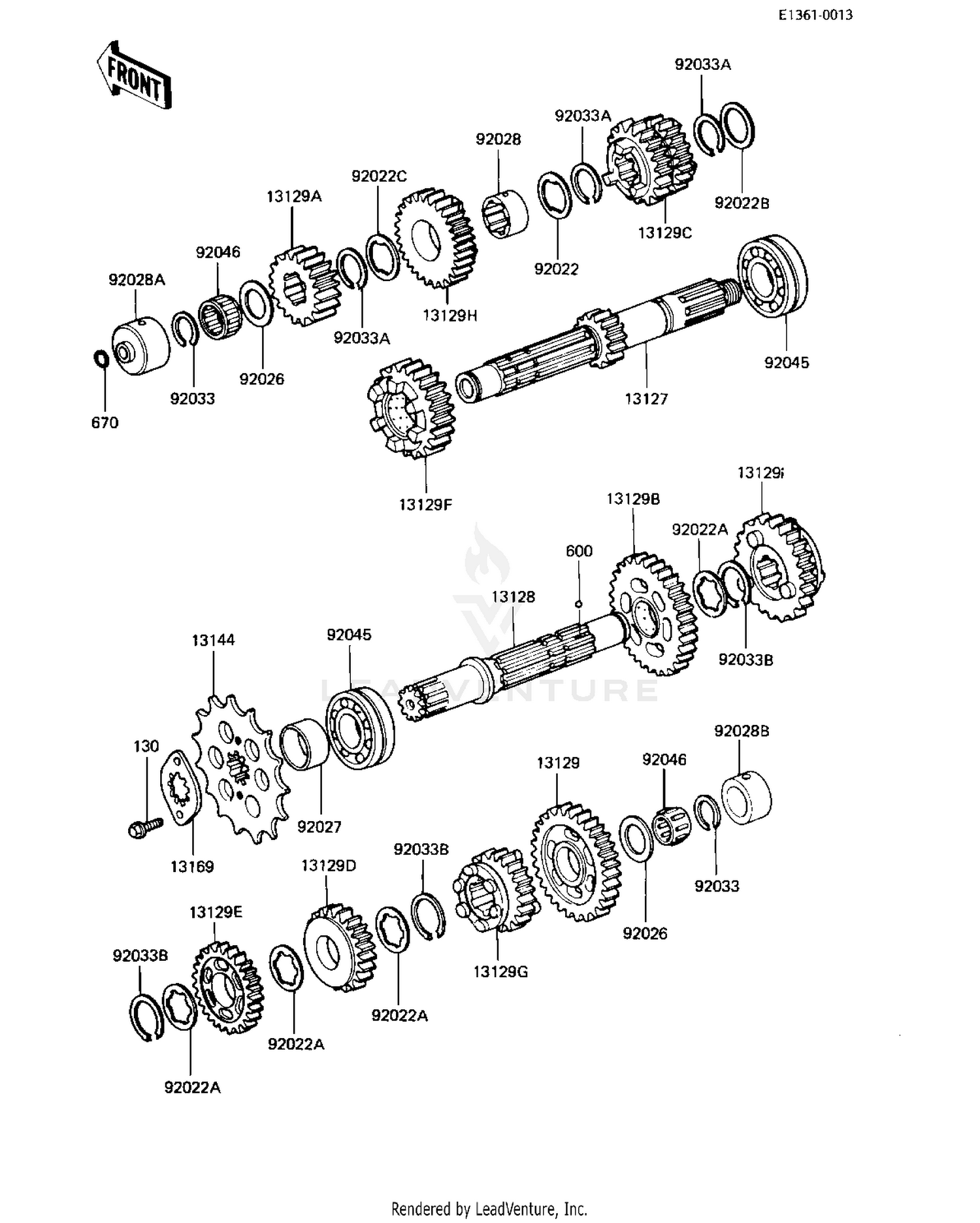 TRANSMISSION ('82-'83 C3/C4)