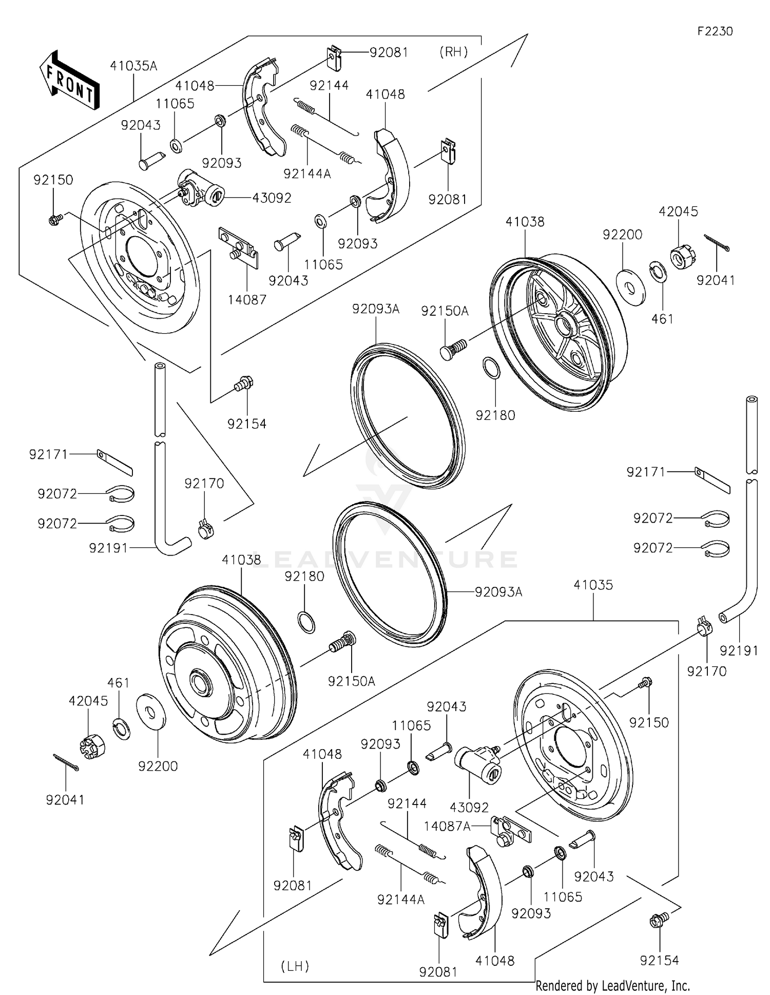 Front Hubs/Brakes
