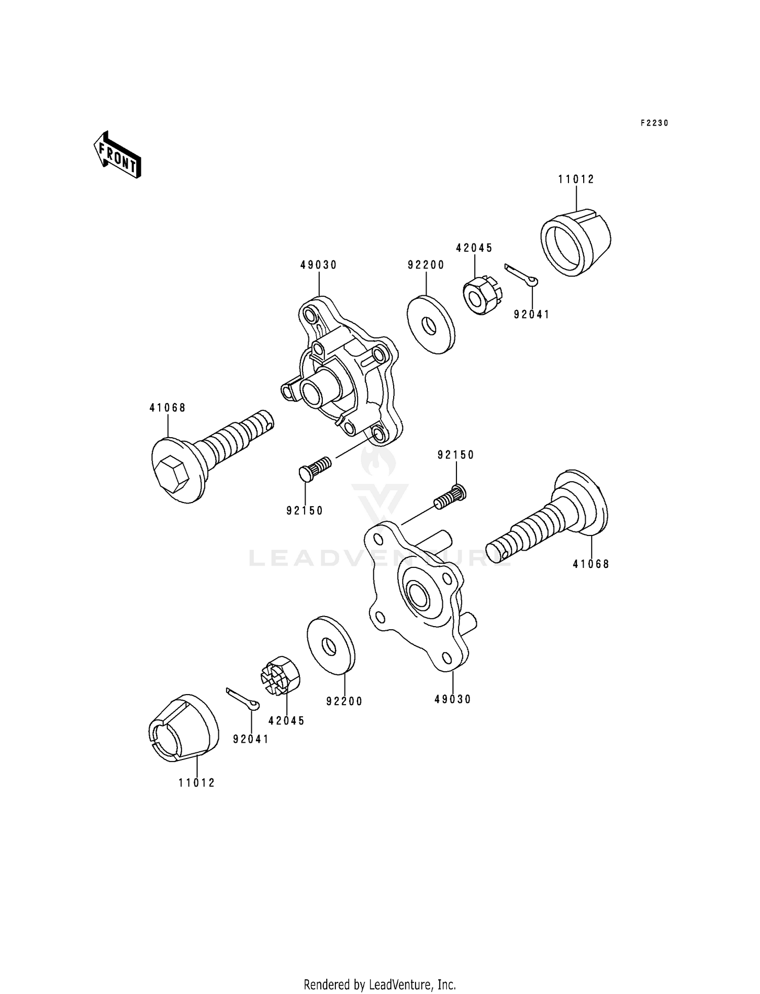 FRONT HUB