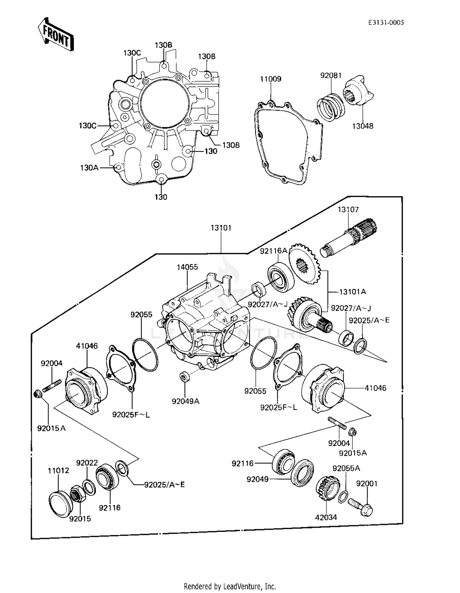 FRONT BEVEL GEARS