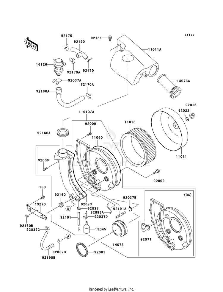 Air Cleaner Schematic