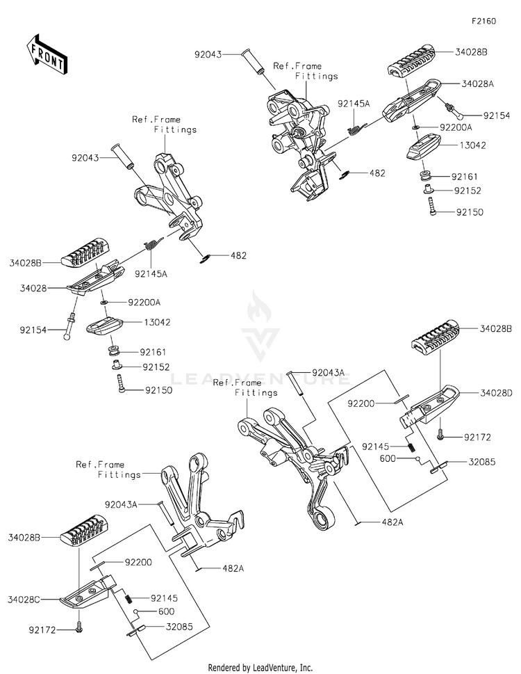 Footrests Schematic