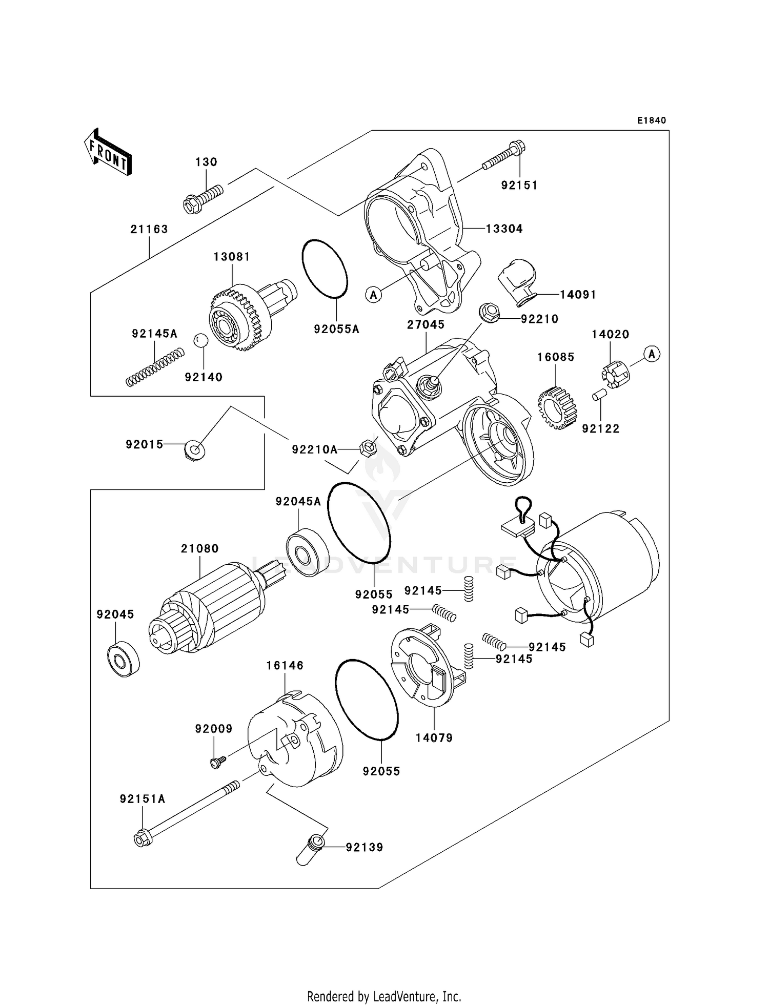 STARTER MOTOR (-FD620DE485832)