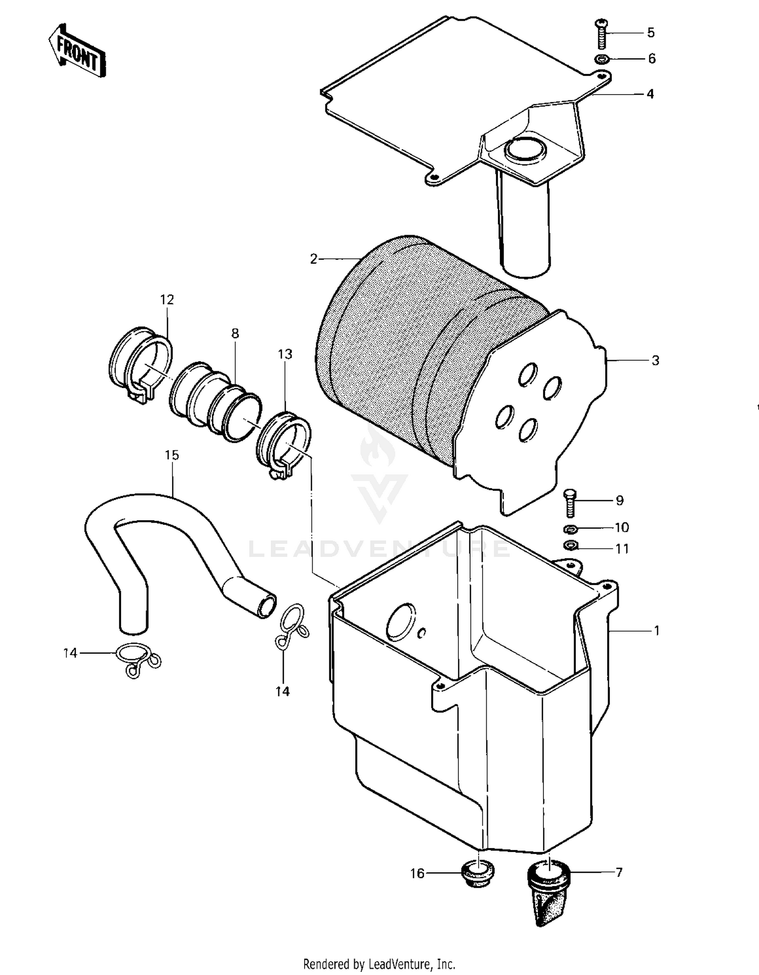 AIR CLEANER ('83 A2)