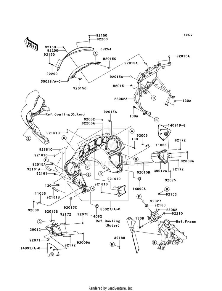 Cowling (Inner) Schematic