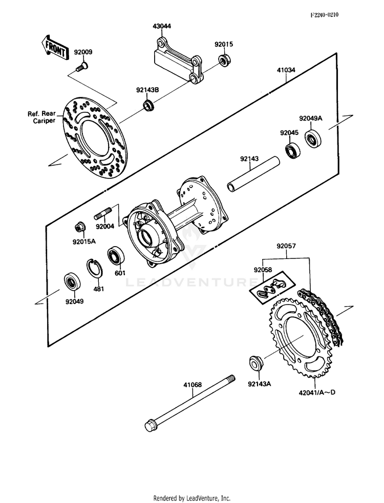 Rear Hub Schematic