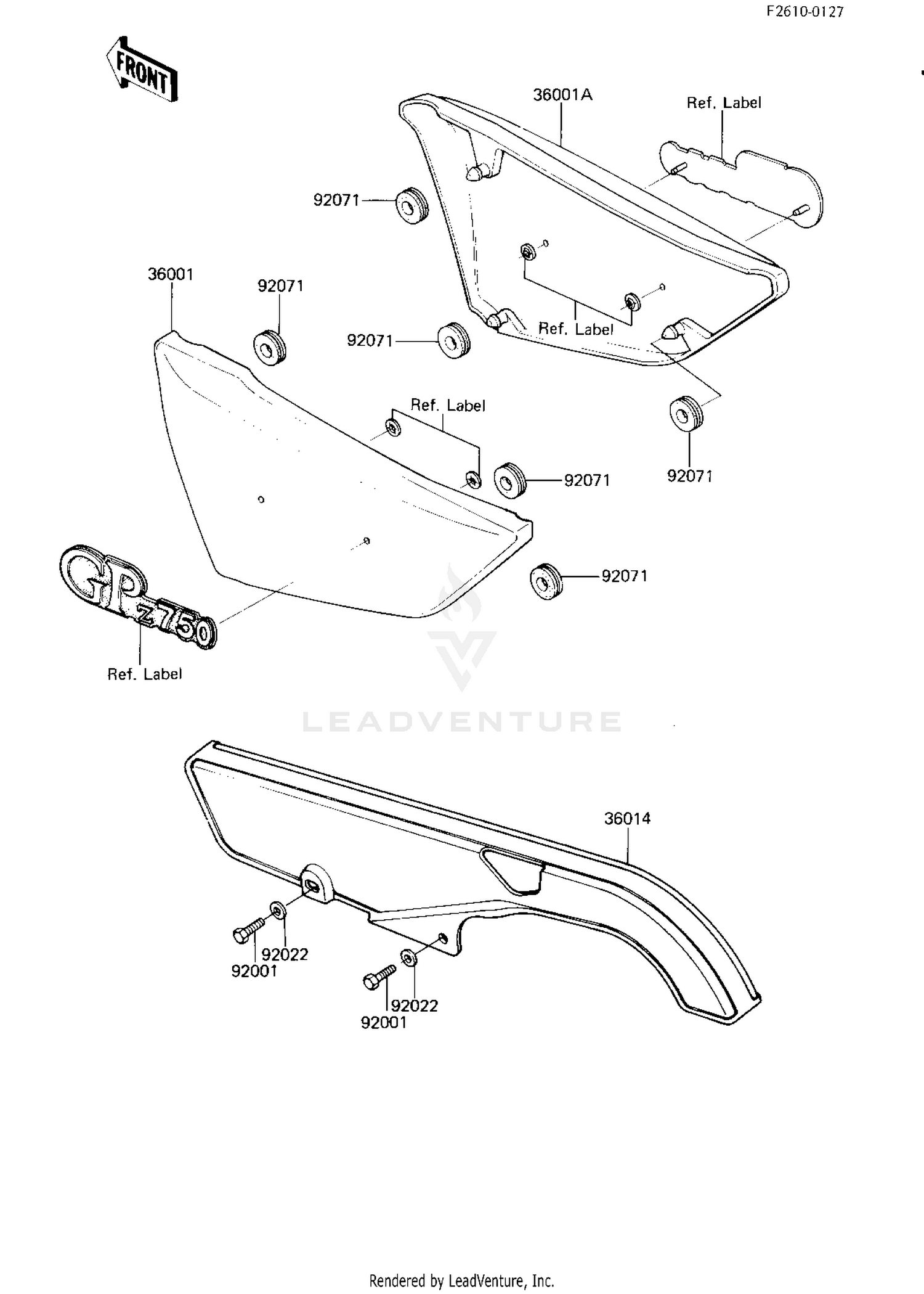SIDE COVERS/CHAIN COVER