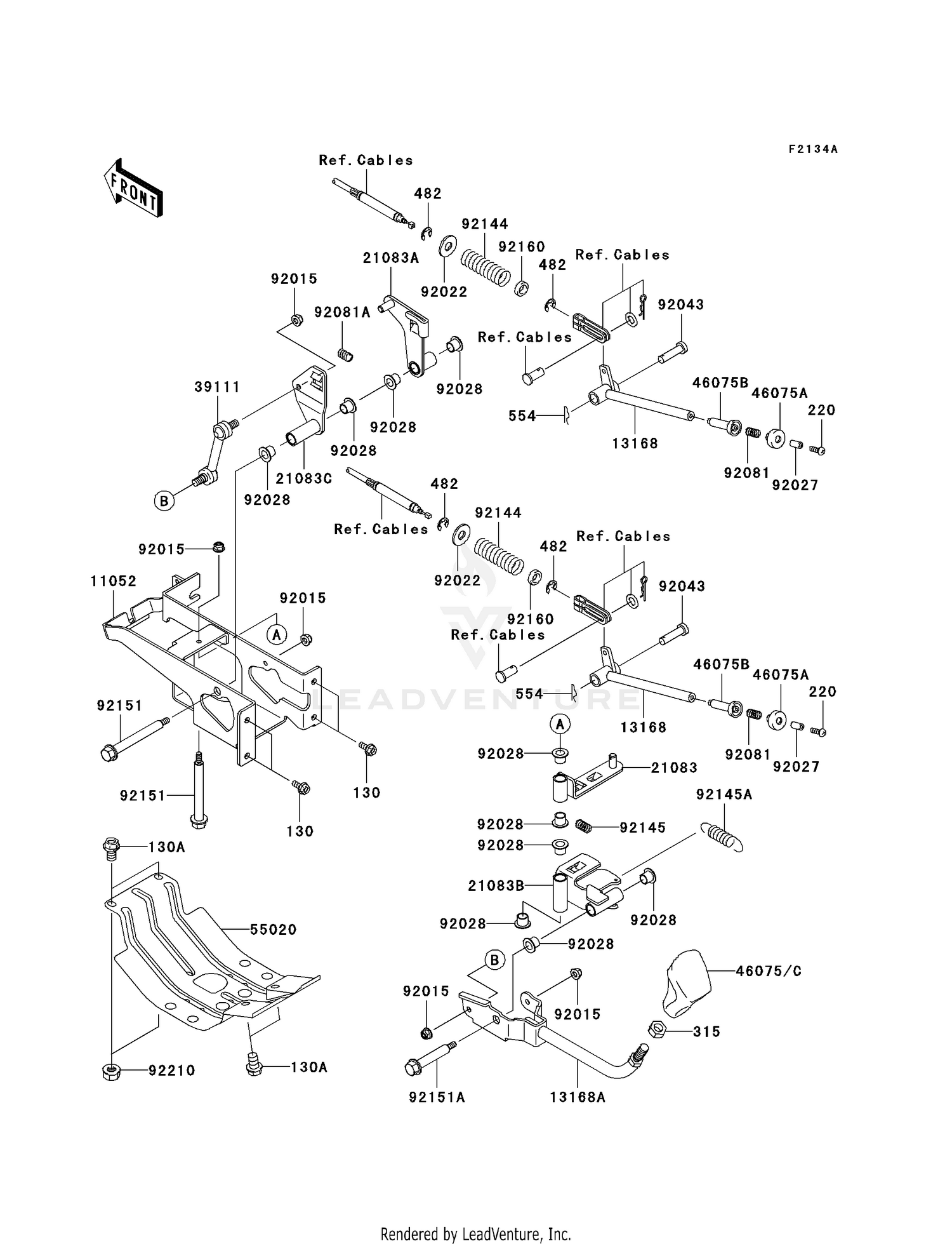SHIFT LEVER(S)(H7F/H8F)
