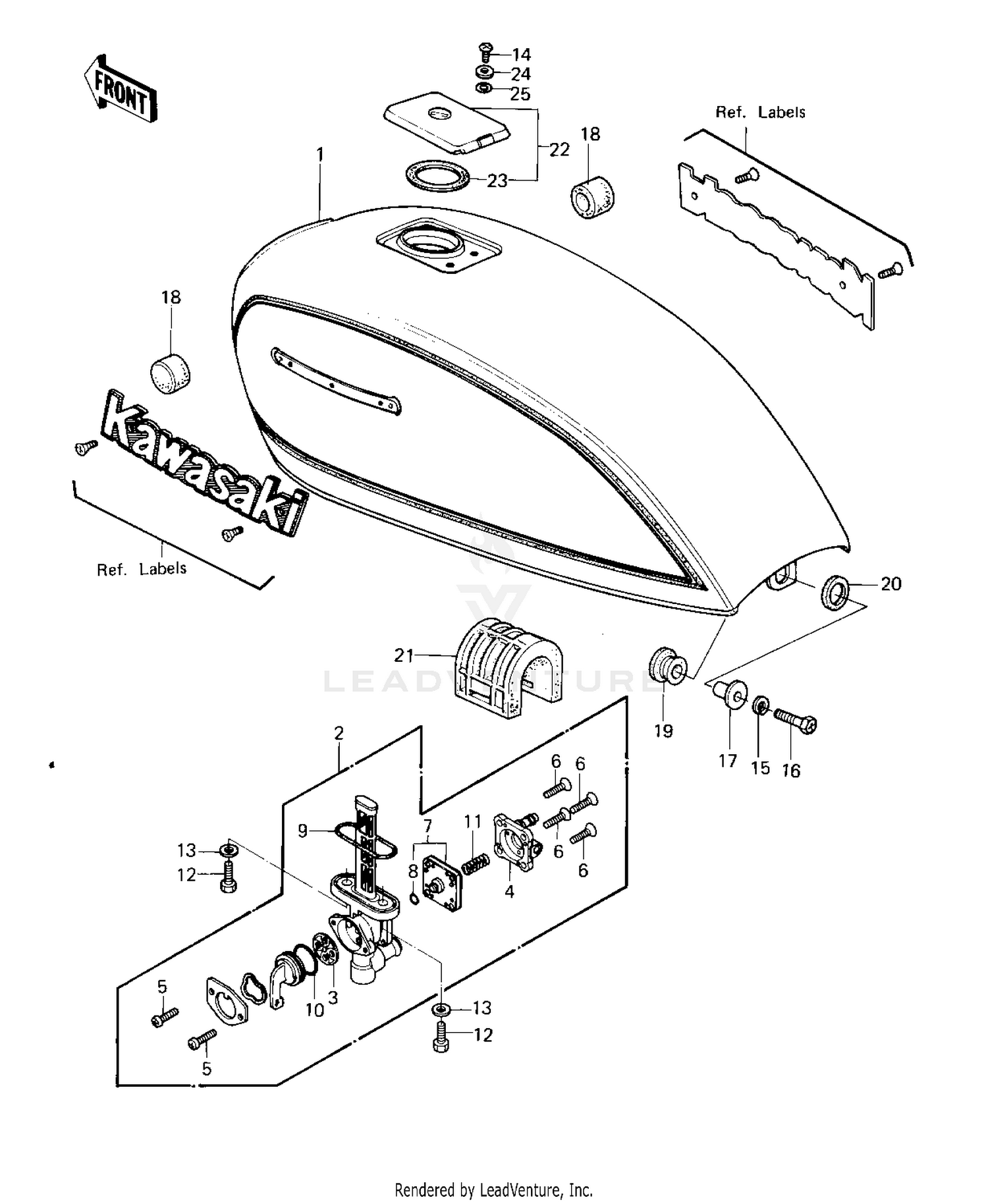 FUEL TANK ('80 D1)