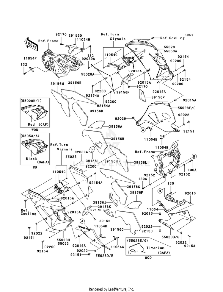 Cowling Lowers (Caf/Cafa) Schematic