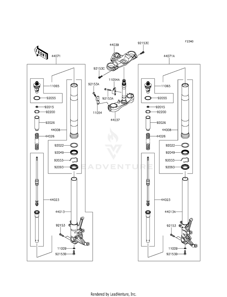 Front Fork (Fffa) Schematic