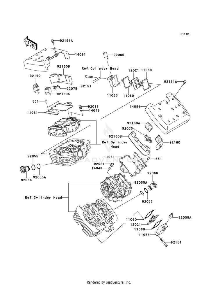 Cylinder Head Cover Schematic