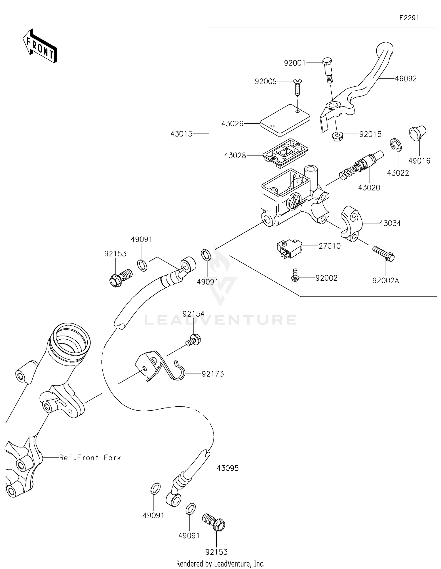 Front Master Cylinder