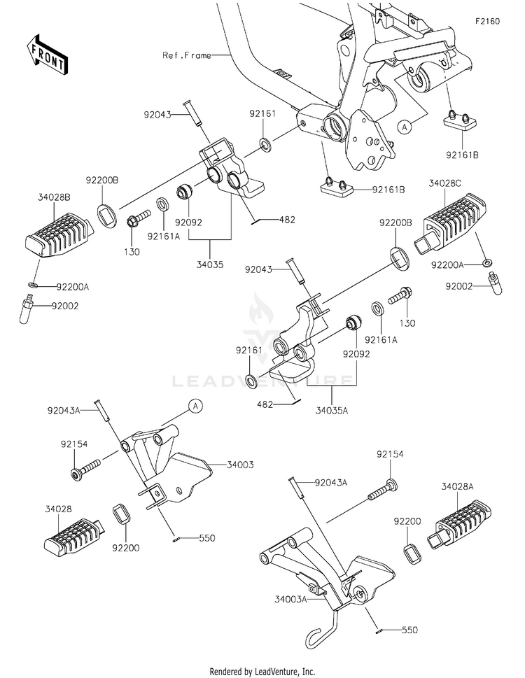 Footrests Schematic