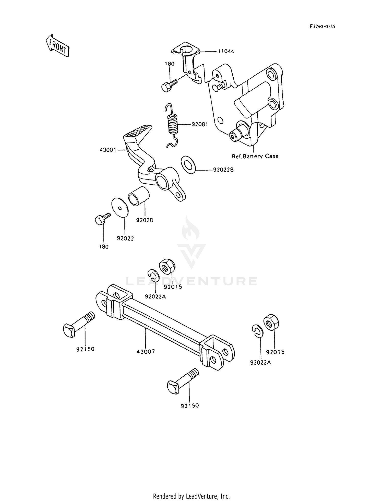 BRAKE PEDAL/TORQUE LINK