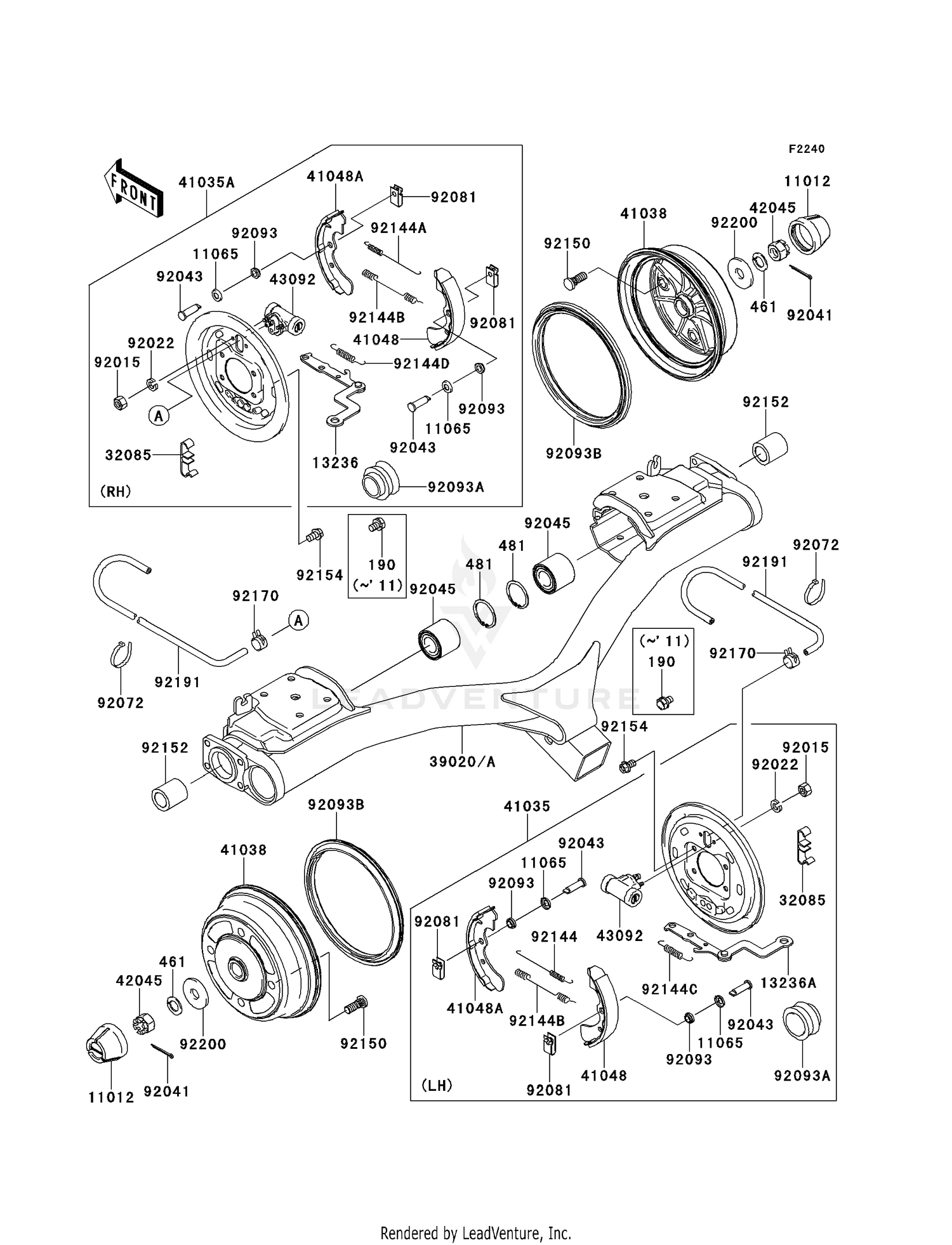 REAR HUBS/BRAKES