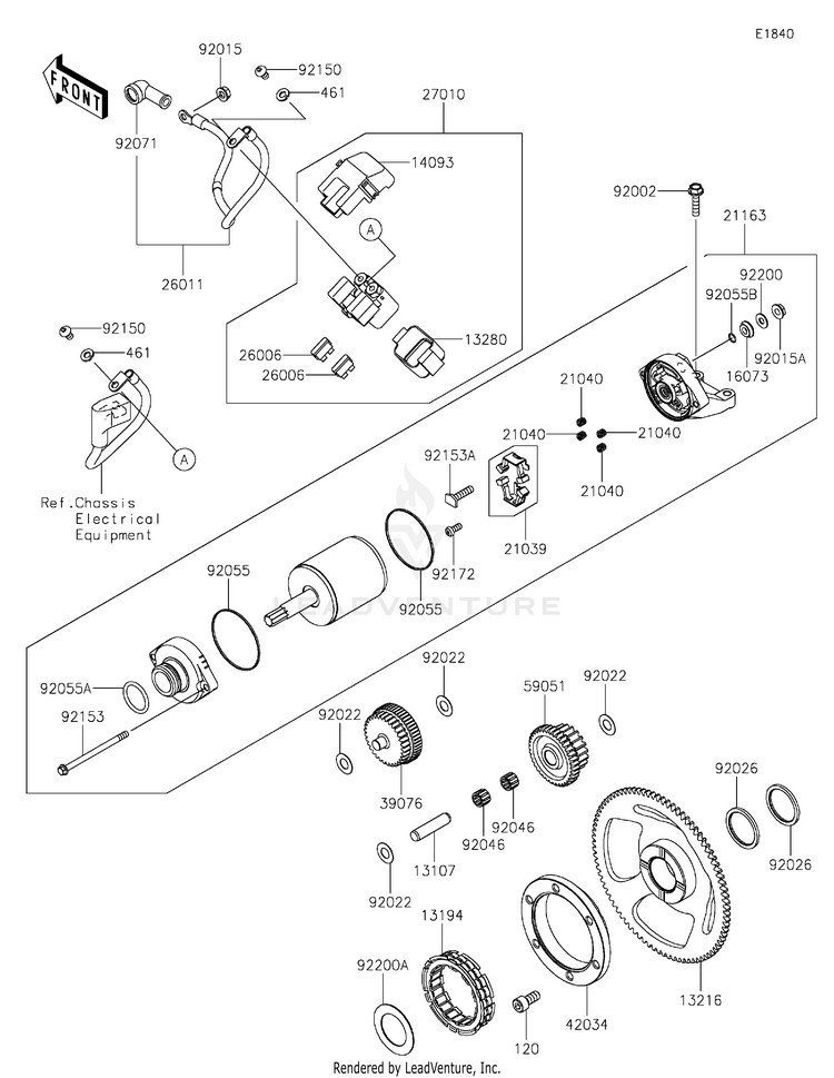 Starter Motor Schematic
