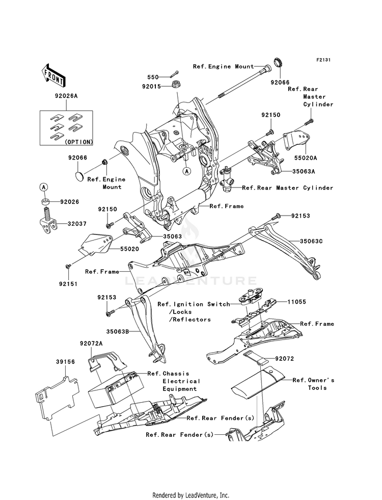 Frame Fittings Schematic
