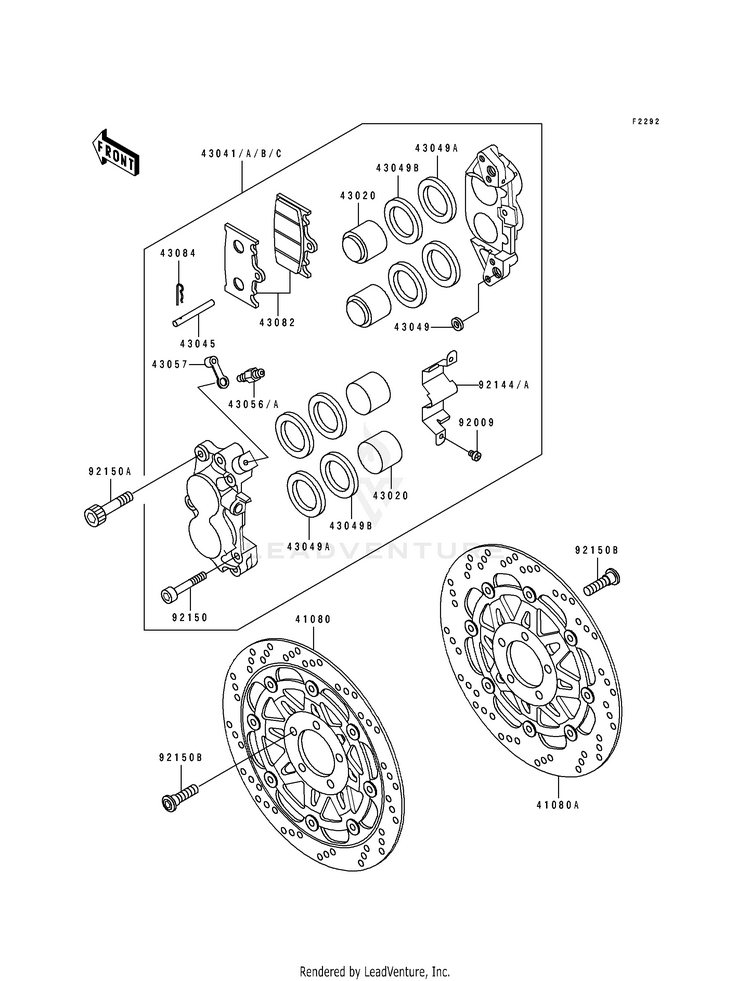 Front Brake Schematic