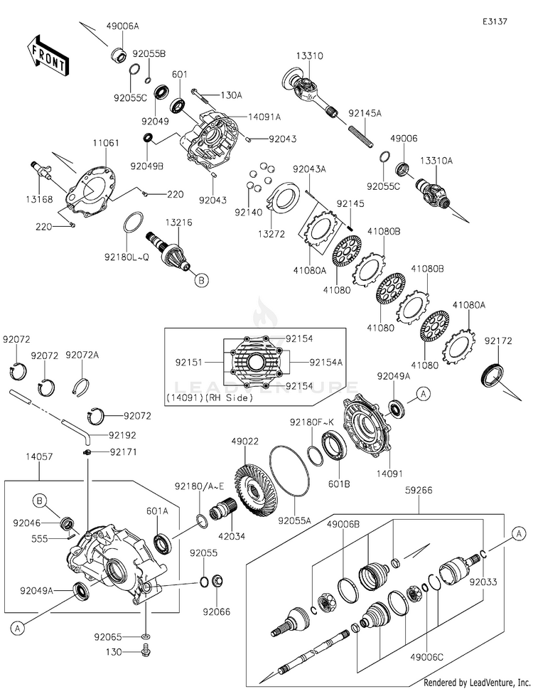 Drive Shaft-Rear Schematic