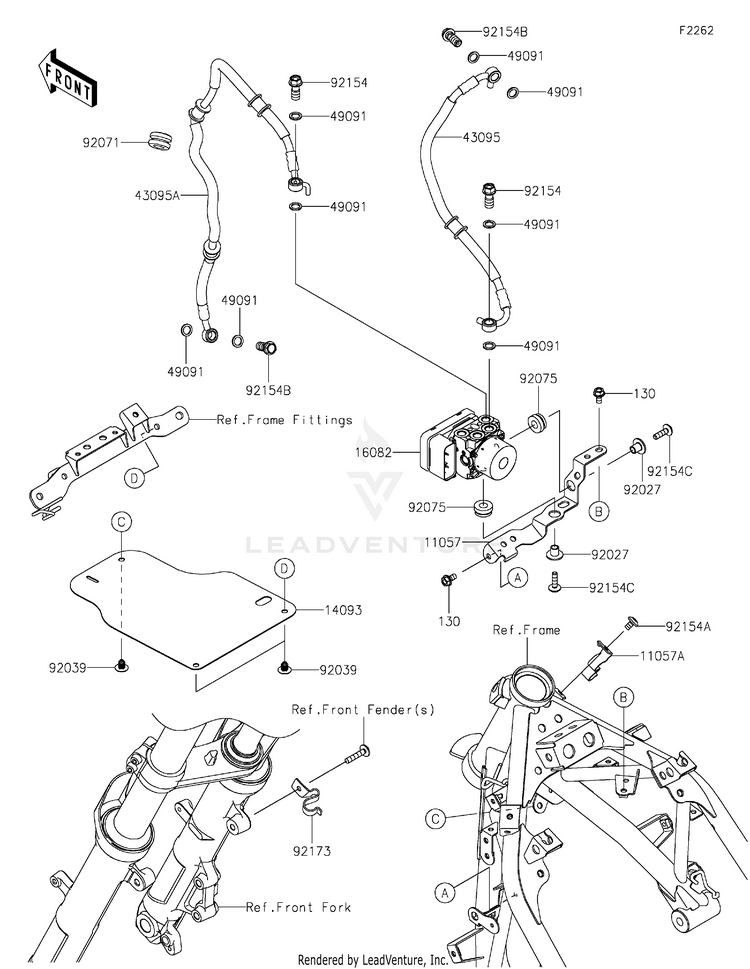 Brake Piping Schematic