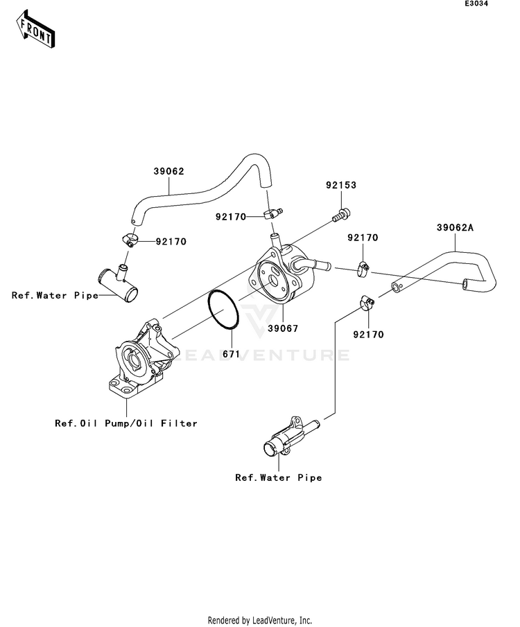 Oil Cooler Schematic