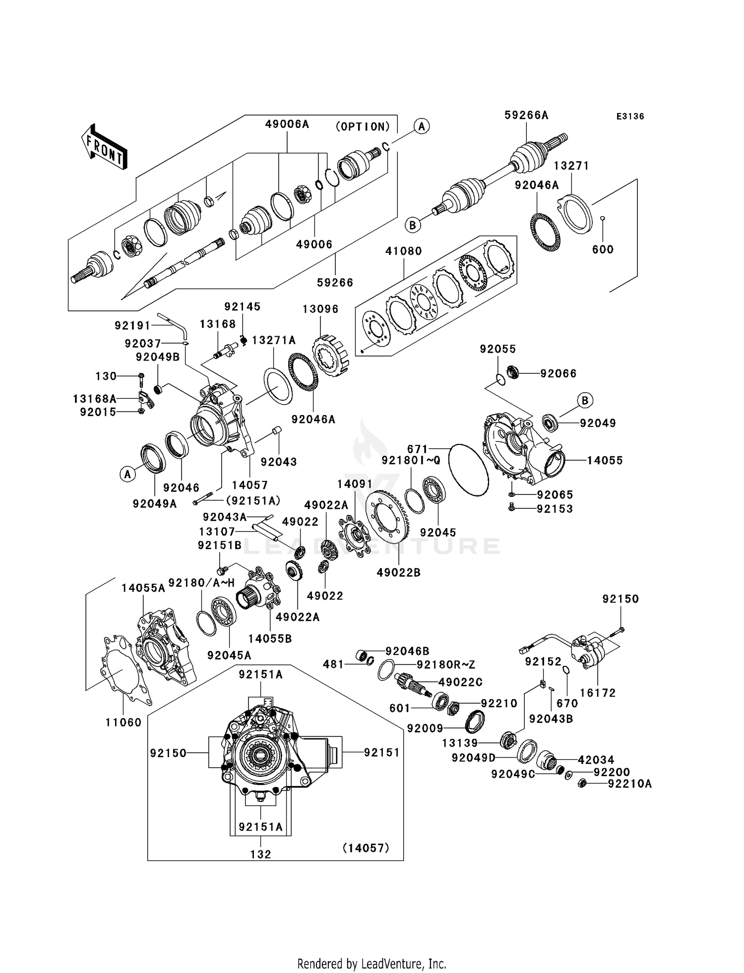 DRIVE SHAFT-FRONT