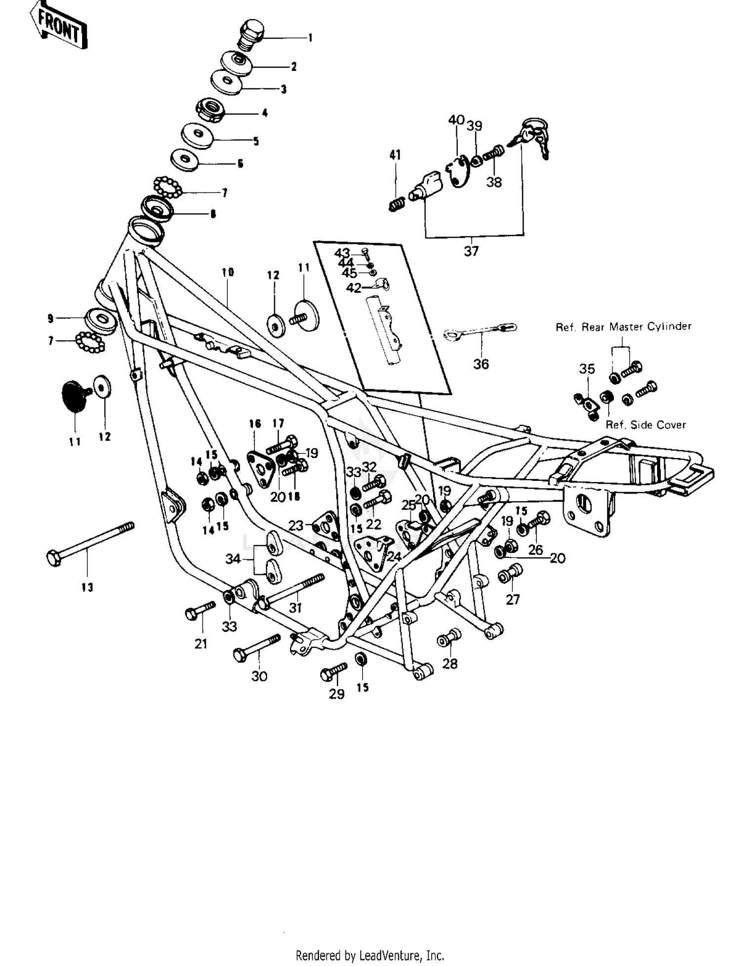 FRAME/FRAME FITTINGS ('79-'80 B3/B4)