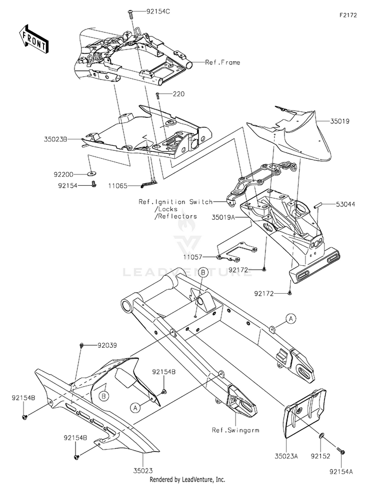 Rear Fender(S) Schematic
