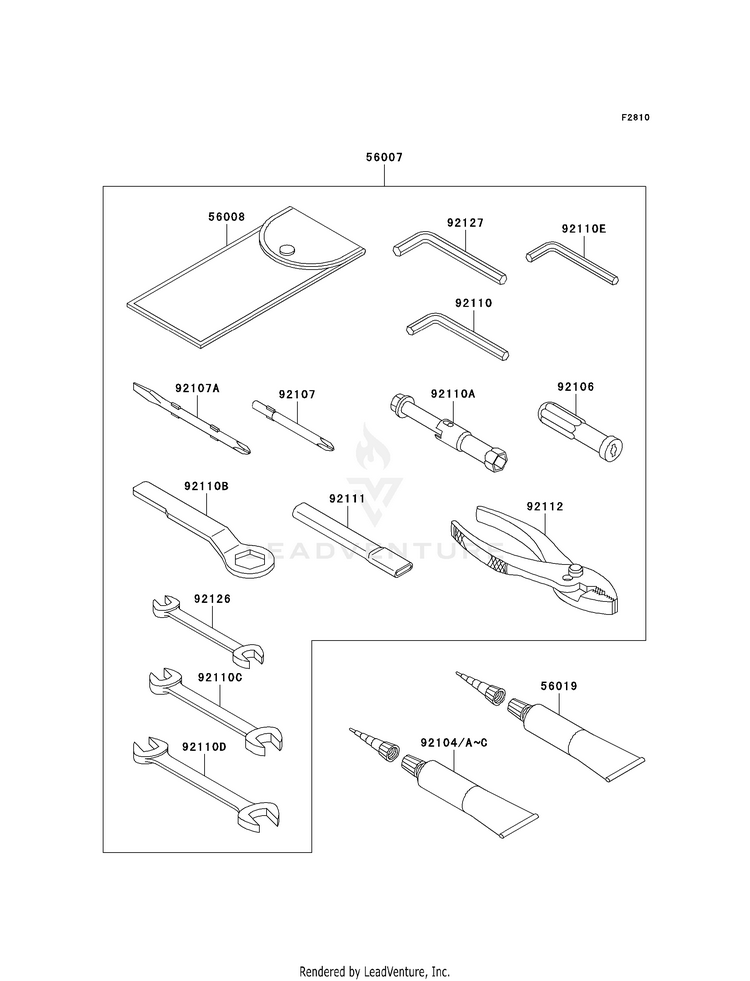 Owner's Tools (E8f) Schematic