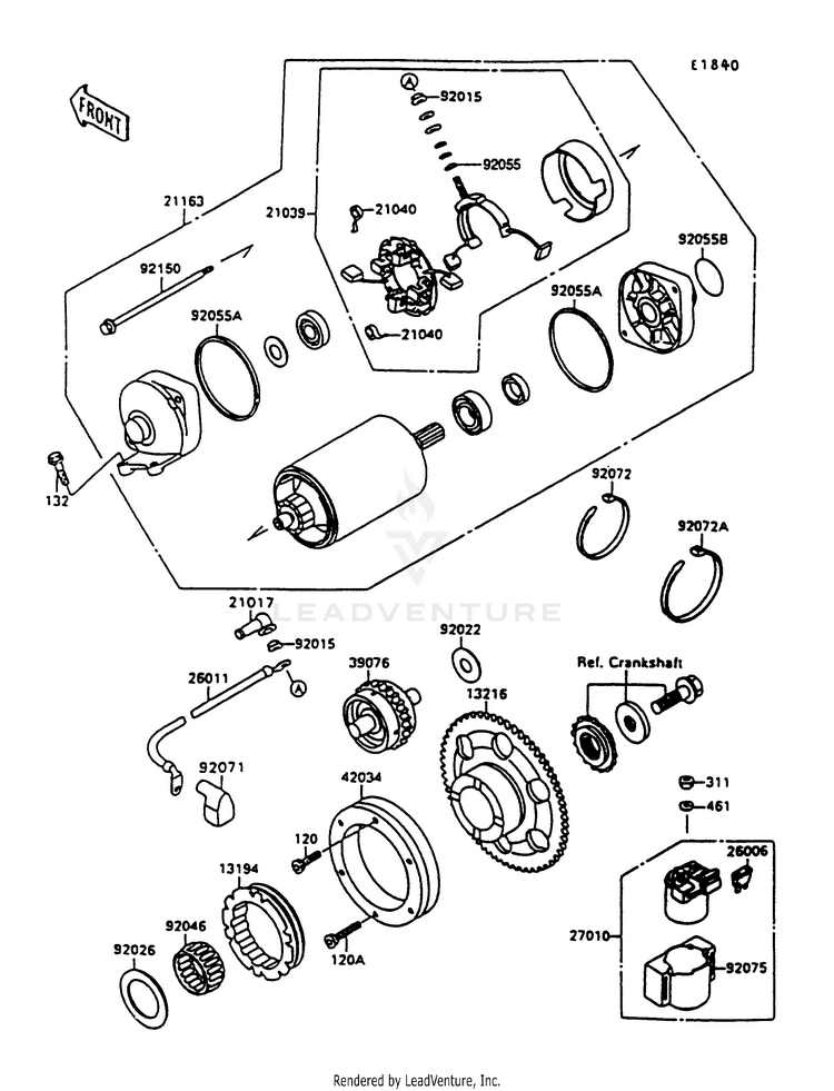 Starter Motor Schematic