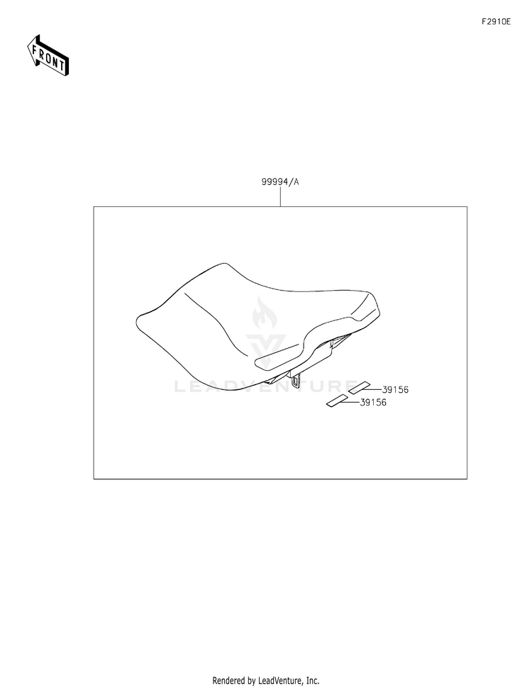Accessory(High Seat) EX400GPFBL Ninja 400 ABS (2023) Schematic