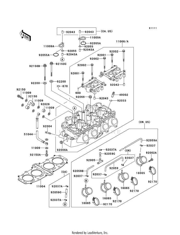 Cylinder Head Schematic