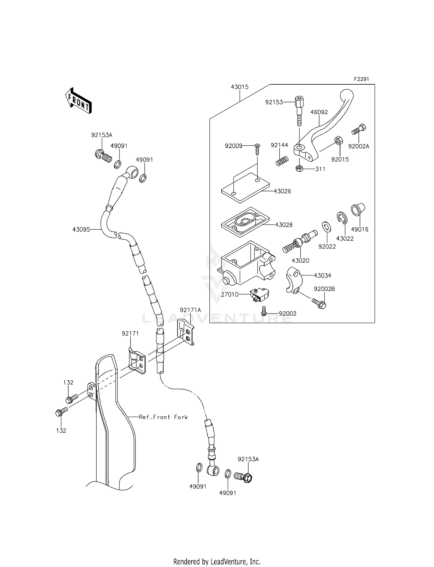 FRONT MASTER CYLINDER
